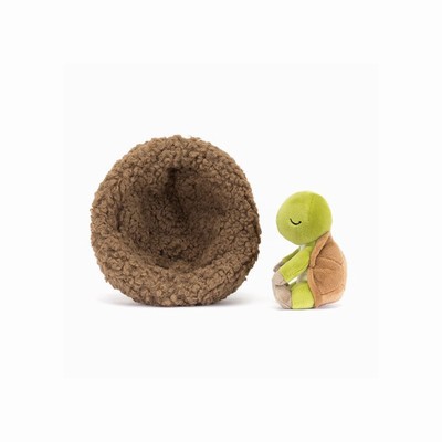 Jellycat Hibernating Tortoise Australia | 167923FSZ